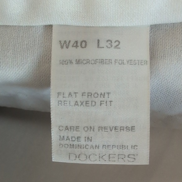 Dockers Golf Men's Khaki Chino Dress Pants 40 x 32               P176 - Picture 10 of 12